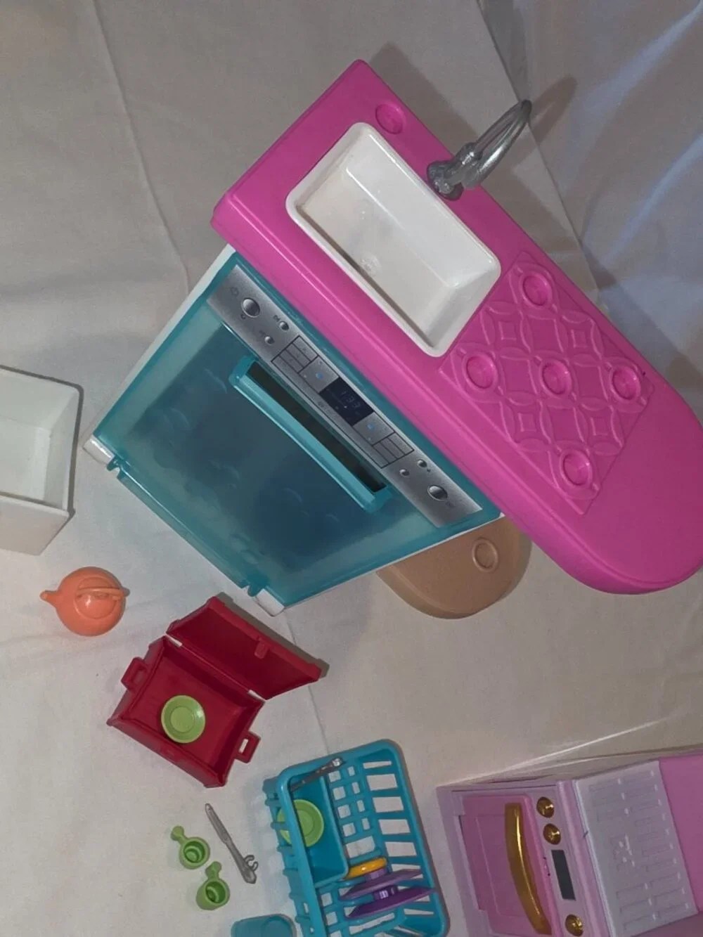 Barbie Accessories Lot Random Toy Kitchen Play Set Sink Dishwasher Oven